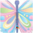 balon foliowy motyl kolorowy qualatex 40 shp