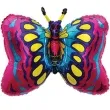 balon foliowy motyl rozowy flexmetal 24 shp