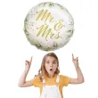 balon foliowy mr and mrs gold bialy godan 18 rnd