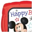 balon foliowy myszka mickey happy birthday amscan 17 sqr
