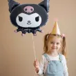 balon foliowy na urodziny hello kitty kuromi czarny 24