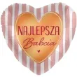balon foliowy najlepsza babcia serce amscan 17 hrt