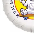 balon foliowy najlepszy chlopak w galaktyce bialy 18 rnd