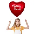 balon foliowy najlepszy dziadek czerwony 18 hrt