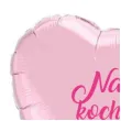 balon foliowy nasza kochana coreczka fuksja rozowy 18 hrt