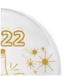 balon foliowy nowy rok 2022 zloty transparentny tuban 18 orb