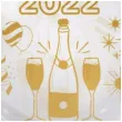 balon foliowy nowy rok 2022 zloty transparentny tuban 18 orb