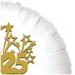 balon foliowy nowy rok 2025 bialy 18 rnd