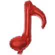 balon foliowy nuta pojedyncza czerwony 16 shp