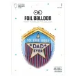 balon foliowy odznaka to the best dad ever partypal 23 shp