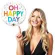 balon foliowy oh happy day qualatex 18 rnd