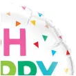 balon foliowy oh happy day qualatex 18 rnd