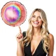 balon foliowy okrag holo rozowe zloto grabo 18 rnd