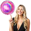 balon foliowy okrag holo rozowy grabo 18 rnd