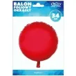 balon foliowy okragly czerwony godan 18 rnd