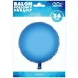 balon foliowy okragly niebieski godan 18 rnd