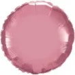 balon foliowy okragly rozowy chrom qualatex 18 rnd
