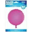 balon foliowy okragly rozowy godan 18 rnd