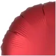 balon foliowy okragly satynowy czerwony amscan 17 rnd
