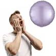 balon foliowy okragly satynowy liliowy amscan 17 rnd