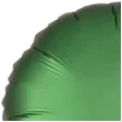 balon foliowy okragly satynowy zielony amscan 17 rnd
