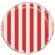 balon foliowy okragly w paski czerwony unique 18 rnd