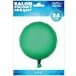 balon foliowy okragly zielony godan 18 rnd