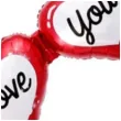 balon foliowy okulary walentynkowe love you jix 20 shp
