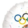 balon foliowy olimpiada paryz 2024 fun bus bialy 18 rnd