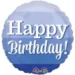 balon foliowy ombre happy birthday amscan 17 rnd
