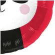 balon foliowy panda w czapeczce urodzinowej czerwony folat 18 rnd