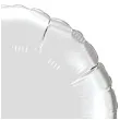 balon foliowy pelen kolor srebrny qualatex 18 rnd
