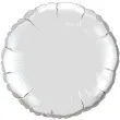 balon foliowy pelen kolor srebrny qualatex 18 rnd