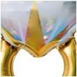 balon foliowy pierscionek z diamentem bialy partypal 27 shp