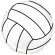 balon foliowy pilka siatkowa amscan 28 rnd