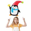 balon foliowy pingwinek w czapeczce qualatex 36 shp