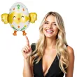 balon foliowy piskle w pisance mix partydeco 22 shp