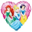 balon foliowy princess garden heart amscan 9 hrt