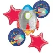 balon foliowy rakieta blast off amscan zestaw