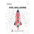 balon foliowy rakieta czerwony partydeco 45 shp