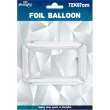 balon foliowy ramka selfie srebrny partypal 34 shp