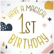 balon foliowy roczek have a magical 1st birthday folat 18 rnd