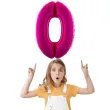 balon foliowy rozowa radosc cyfra 0 rozowy funnyfashion 41 dgt