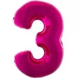 balon foliowy rozowa radosc cyfra 3 rozowy funnyfashion 41 dgt