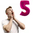 balon foliowy rozowa radosc cyfra 5 rozowy funnyfashion 41 dgt