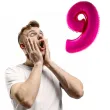 balon foliowy rozowa radosc cyfra 9 rozowy funnyfashion 41 dgt