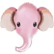 balon foliowy rozowy slonik flexmetal 24 shp