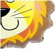balon foliowy safari lew z dzungli partypal 12 shp