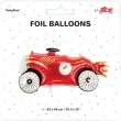 balon foliowy samochod z piorunem czerwony partydeco 36 shp