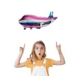 balon foliowy samolot pasazerski rozowy jix 33 shp